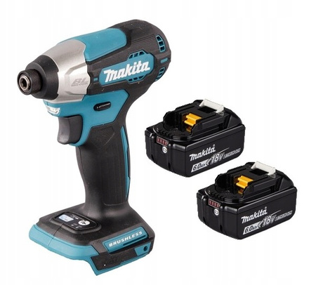 Makita Aku Wkrętarka Zakrętarka 18V LXT 1/4 140Nm 2x6Ah BL1860 DTD157Z