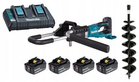 Makita Wiertnica Glebowa 36V 4x6Ah BL1860 DC18RD Świder 150/800mm DDG461Z