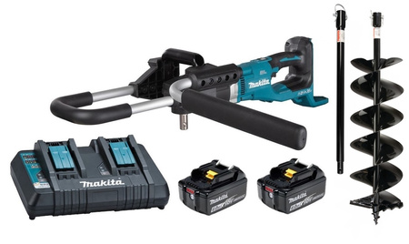 Makita Wiertnica Glebowa 2x6Ah BL1860 DC18RD Świder 200/800mm DDG461Z XXL
