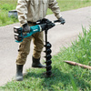 Makita Wiertnica Glebowa 4x6Ah BL1860 DC18RC Świder 200/800mm DDG461Z XXL