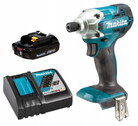 Makita Wkrętarka Zakrętarka Klucz Udarowy 155NM 1x2Ah BL1820 DC18RC DTD156Z