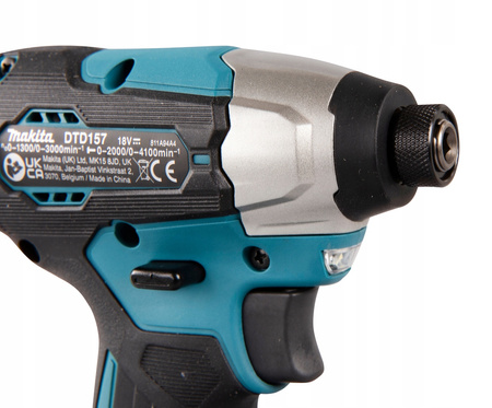 Makita Aku Wkrętarka Zakrętarka 18V LXT 1/4 140Nm 2x5Ah BL1850 DTD157ZJ