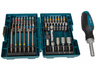 Makita E-25096 Zestaw bitów nasadek+ wkrętak z grzechotką set 44 el.walizka