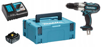 Makita Aku Wiertarko Wkrętarka Udar LXT 18V 1x5Ah BL1850 DC18RC DHP451ZJ