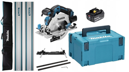 Makita Piła 1x6Ah BL1860 Adapter Łącznik Torba Szyna 2x1,5M DHS680ZJ