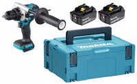 Makita Aku Wiertarko Wkrętarka Udarowa LXT 18V 130Nm 2x6Ah BL1860 DHP486ZJ