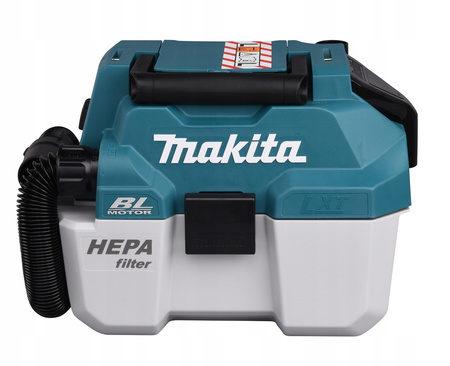 Makita Odkurzacz Przemysłowy LXT 18V 1x6Ah DC18RC Filtr Na Mokro DVC750LZX1