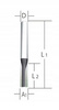 Makita Frez Palcowy Trzpieniowy Do Drewna 2 Ostrza 8x20x6 mm D-09260