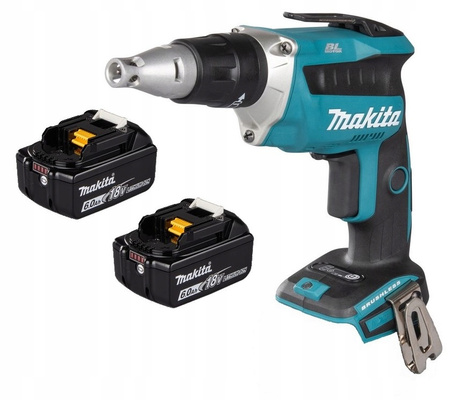 Makita Aku Wkrętarka Regips Do Płyt Karton Gips LXT18V 2x6Ah BL1860 DFS452Z