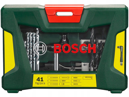 Bosch Zestaw Osprzętu Wiertła Bity Nasadki 41 szt. V-line SET 2607017316