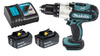 Makita Akumulatorowa Wiertarko Wkrętarka 18V 2x3Ah BL1830 DC18RC DDF451Z