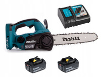 Makita Aku Piła Pilarka Łańcuchowa LXT 36V 30cm 2x3Ah BL1830 DC18RC DUC302Z