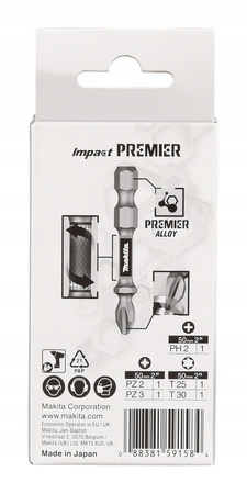 Makita Zestaw Bitów Magnetycznyh Impact Premier 5 szt. E-13568