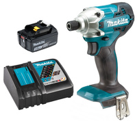 Makita Wkrętarka Zakrętarka Klucz Udarowy 155NM 1x3Ah BL1830 DC18RC DTD156Z