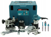 Makita Frezarka Wycinarka 230V 710W 6 / 8 mm Frezy 6 mm 3 szt RT0702CX2J