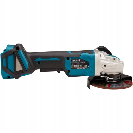 Makita Aku Szlifierka Kątowa Kątówka 18V X Lock 125mm 2x5Ah BL1850 DGA519Z