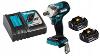 Makita Aku Klucz Udarowy LXT 18V 330Nm 1/2" 2x5Ah BL1850 DC18RC DTW301Z