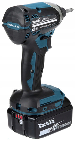Makita Aku Wkrętarka Zakrętarka 18V LXT 170Nm 2x6Ah BL1860 DC18RC DTD153Z