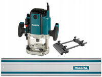 Makita Frezarka Górnowrzecionowa 1650W Adapter 194579 Szyna 1,5M RP1803FX