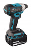 Makita Aku Wkrętarka Zakrętarka 18V LXT 140Nm 2x5Ah BL1850 DC18RC DTD157ZJ