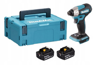 Makita Aku Wkrętarka Zakrętarka 18V LXT 1/4 140Nm 2x6Ah BL1860 DTD157ZJ