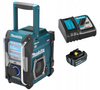 Makita Radio Budowlane Bluetooth FM DAB+ 18V 1x5Ah BL1850 DC18RC MR004G