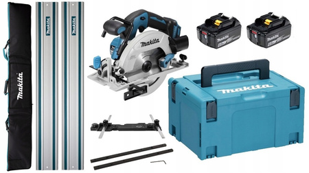 Makita Piła 2x6Ah BL1860 Adapter Łącznik Torba Szyna 2x1,5M DHS680ZJ