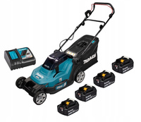 Makita Aku Kosiarka LXT 2x18V 36V 43CM 50L 4x3Ah BL1830 DC18RC DLM432Z