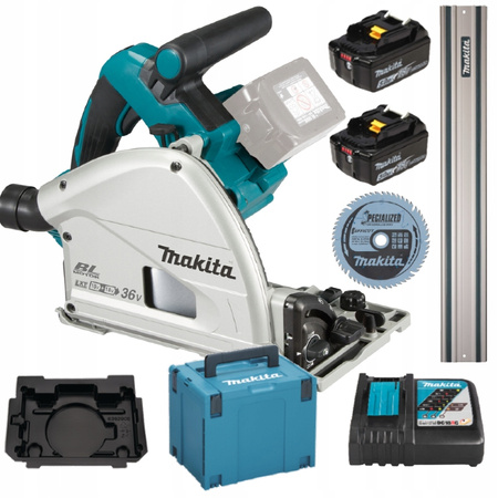 Makita DSP600ZJ Piła 165mm + SZYNA 1M + ZASILANIE