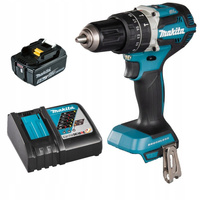 Makita Aku Wiertarko Wkrętarka Udarowa Udar 18V 1x5Ah BL1850 DC18RC DHP484Z