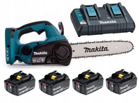 Makita Aku Piła Pilarka Łańcuchowa LXT 36V 30cm 4x6Ah BL1860 DC18RD DUC302Z