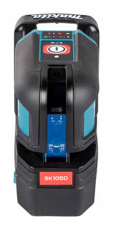 Makita Akumulatorowy Laser Krzyżowy Czerwony 12V CXT 25 m SK105DZ