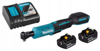 Makita Aku Klucz Udarowy Zapadkowy LXT 18V 2x3Ah BL1830 DC18RC DWR180Z