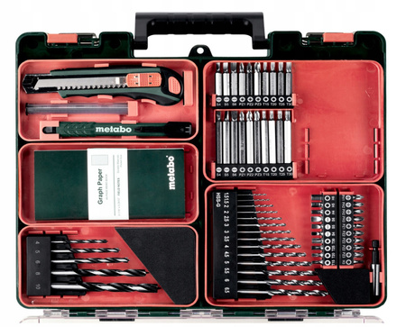 Metabo Aku Wiertarko Wkrętarka Mobilny Warsztat PowerMaxx BS 12V 600080880