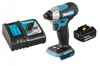 Makita Aku Wkrętarka Zakrętarka 18V LXT 140Nm 1x6Ah BL1860 DC18RC DTD157Z
