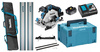 Makita Piła 1x6Ah BL1860 DC18RC Adapter Łącznik Torba Szyna 2x1M DHS680ZJ