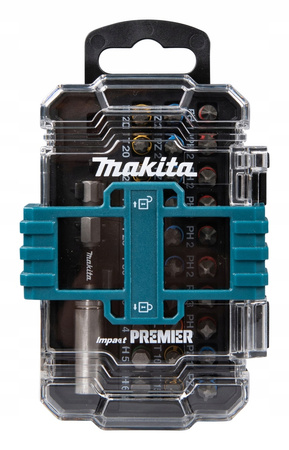 Makita Zestaw Bitów Końcówki PZ PH Torx Imbus Magnetyczna 31 szt E-13552