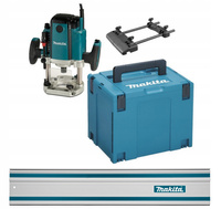 Makita Frezarka Górnowrzecionowa 1650W Adapter Szyna 1M Walizka RP1803FX