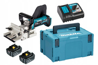 Makita Frezarka Lamelownica Do Rowków LXT 18V 2x5Ah BL1850 DC18RC DPJ180ZJ