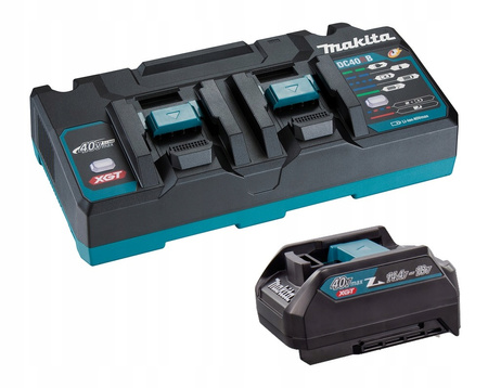 Makita Podwójna Ładowarka 40V Max XGT DC40RB 191N09-8 Adapter ADP10 191C10