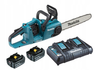 Makita Aku Piła Pilarka Łańcuchowa LXT 2x18V 2x5Ah BL1850 DC18RD DUC353Z