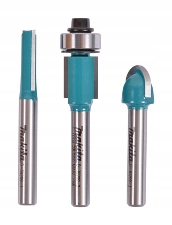 Makita Frezarka Wycinarka 230V 710W 6 / 8 mm Frezy 6 mm 3 szt RT0702CX2J