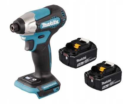 Makita Aku Wkrętarka Zakrętarka 18V LXT 1/4 140Nm 2x5Ah BL1850 DTD157Z