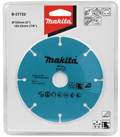 Tarcza uniwersalna Makita B57722 125x22,2mm