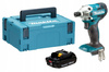 Makita Wkrętarka Zakrętarka Klucz Udarowy 1/4" 155NM 1x2Ah BL1820 DTD156ZJ