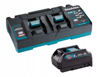 Makita Podwójna Ładowarka 40V Max XGT DC40RB 191N09-8 Adapter ADP10 191C10