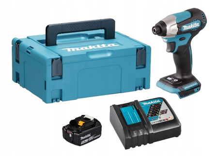 Makita Aku Wkrętarka Zakrętarka 18V LXT 140Nm 1x5Ah BL1850 DC18RC DTD157ZJ