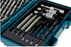 MAKITA B-54106 ZESTAW BITY WIERTŁA NASADKI do metalu 38 szt.
