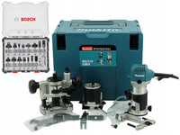 Makita Frezarka 230V 710W 6 / 8 mm Frezy 8 mm 15 szt 2607017472 RT0702CX2J