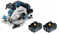 Makita Aku Ręczna Piła Pilarka Tarczowa LXT 18V 165mm 2x5Ah BL1850 DHS680Z